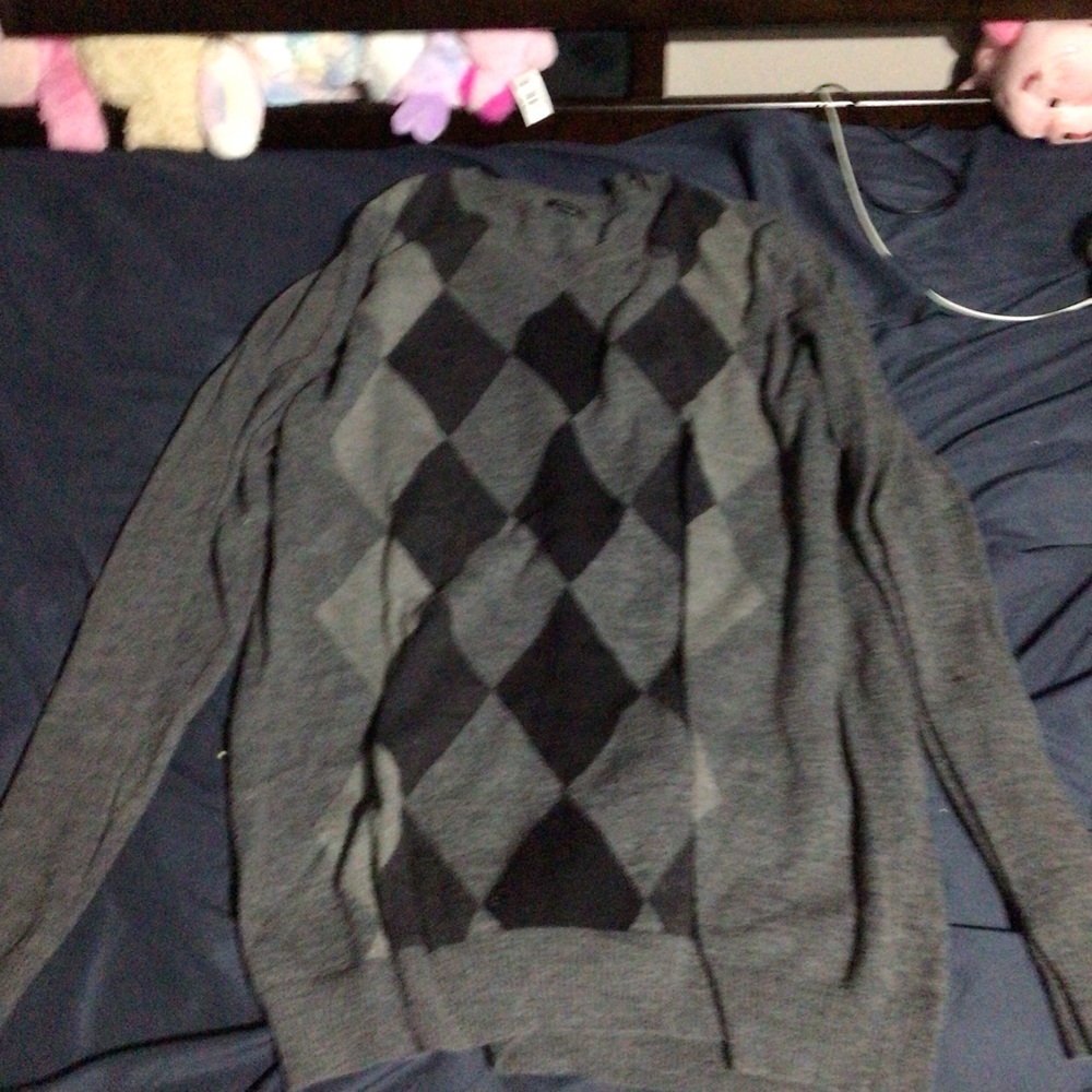 Checkered sweater